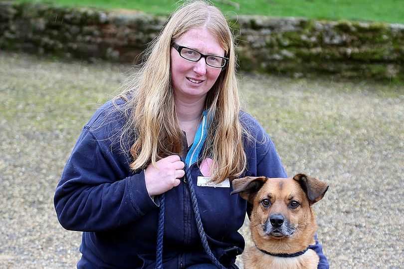 Yogi posing with her owner Cerian Edward