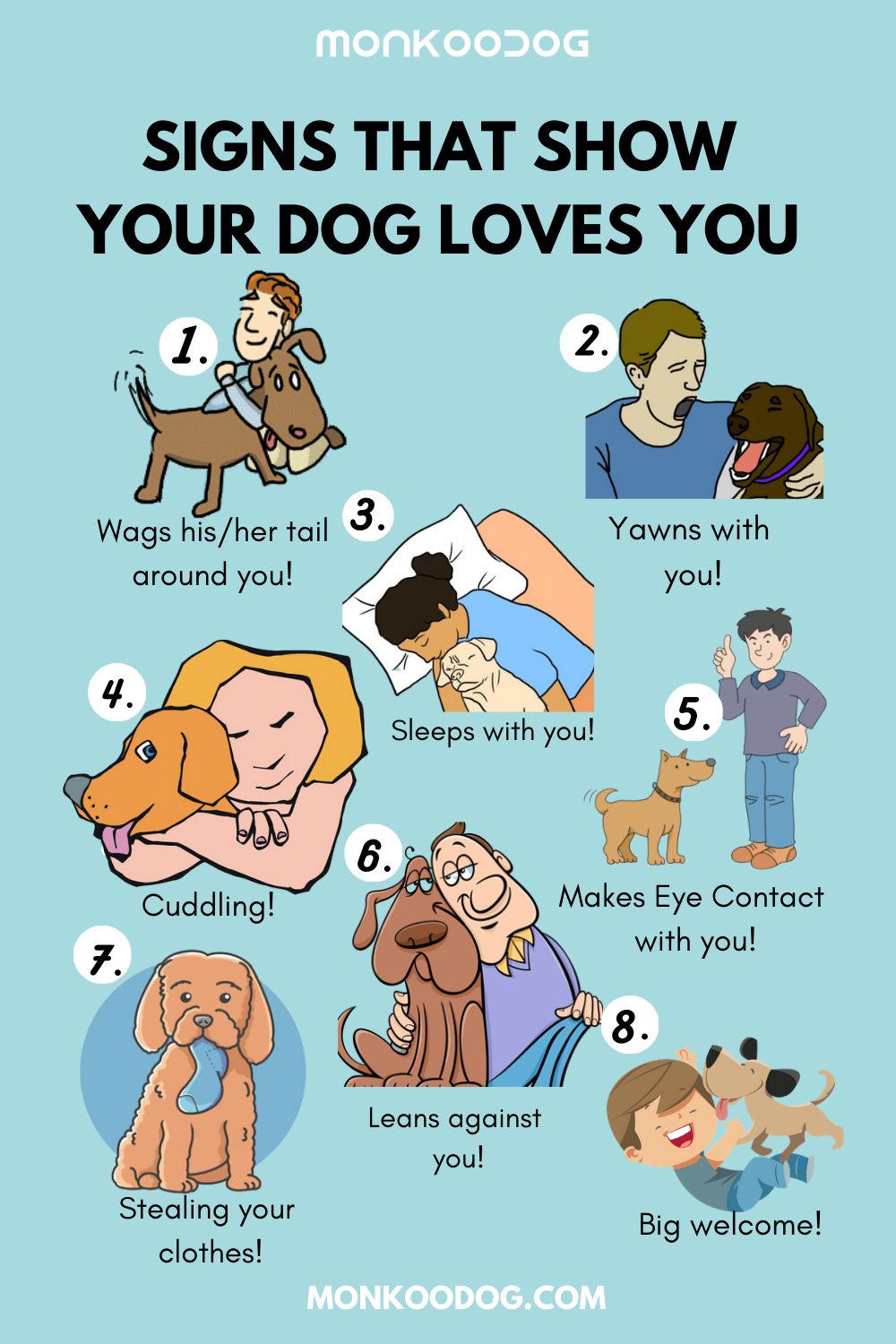how do you know if a puppy likes you
