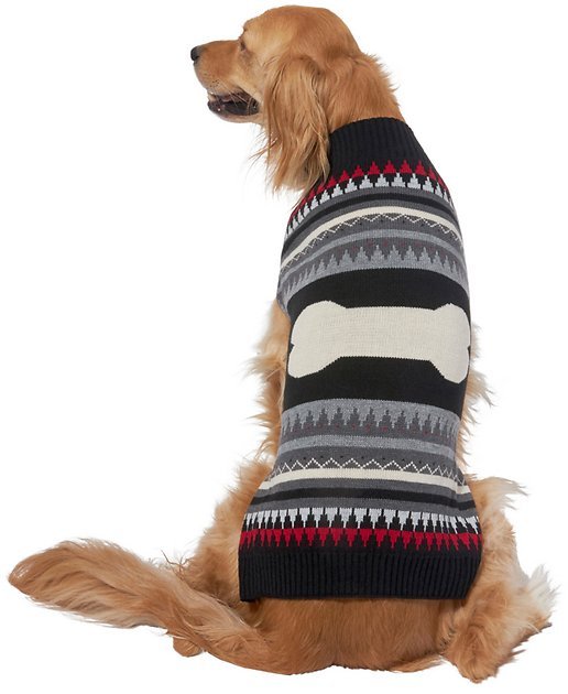 Back Bone Fair Isle Dog Sweater
