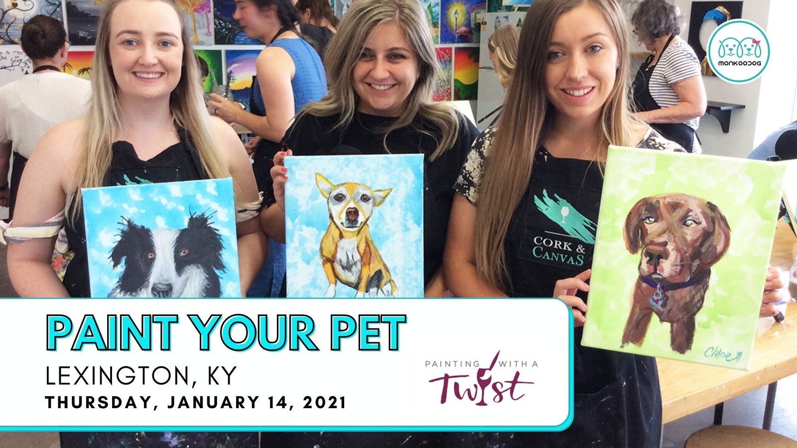 Paint Your Pet - In Studio Event By Painting With A Twist