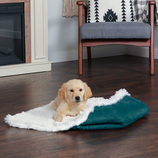 Self-Warming Convertible Cuddle Mat cum Dog Bed