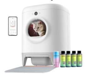 self cleaning cat litter box 
